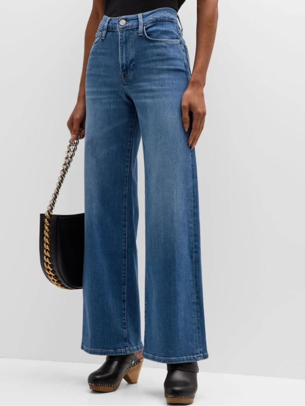 FRAME Le Slim Palazzo Wide-Leg Jeans Size 25